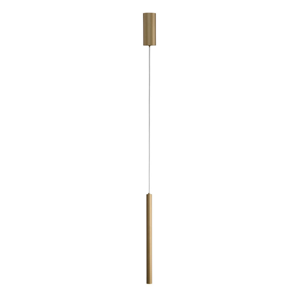 Metalowa wisząca lampa Valdes PND-22302-1-GD LED 5W 3000-6000K tuba złota