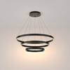 Lampa wisząca Rim MOD058PL-L100B3K LED 115W 3000K ringi czarne