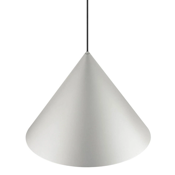 Lampa wisząca stożek Zenith 10872 Nowodvorski zwis do sypialni jasnoszara