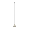 Wisząca lampa 1-fazowa TRACER CONO 10618 stożkowa czarny beżowy