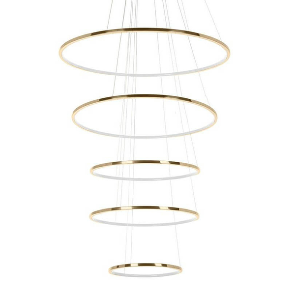Pierścieniowa lampa wisząca Ring Slim MSE1501100163 Moosee LED 105W 3000K z pilotem złota