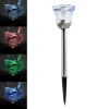 Solarna lampa wtykana ROSE 312198 RGB dekoracyjna srebrna