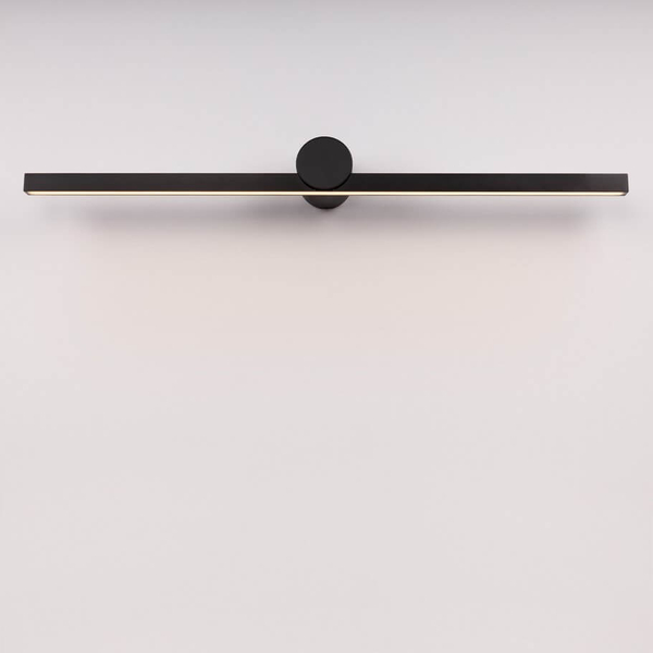 Naścienna lampa RAFAEL LE44422 LED 17W 3000K IP54 listwa czarna