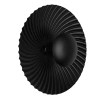 Loftowy kinkiet ścienny Sola LP-0105/1W BK okrągły do salonu czarny