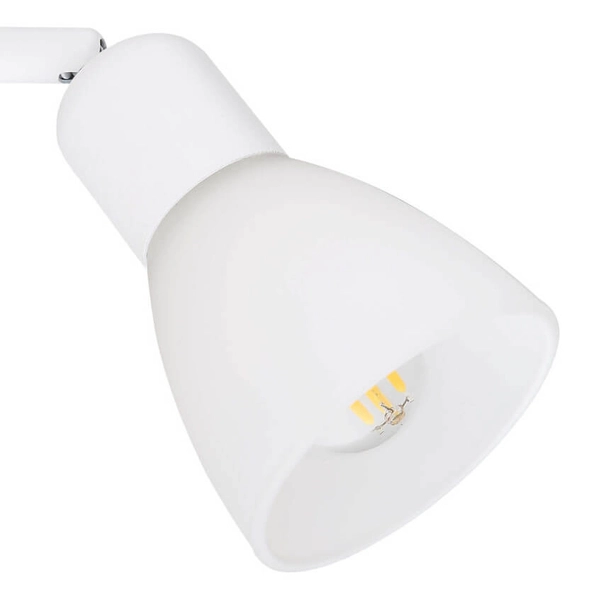 Metalowy kinkiet ścienny Malta LP-877/1W WH Light Prestige regulowany biały