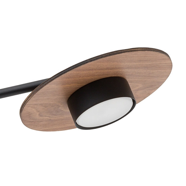 Nowoczesna lampa ścienna Disk 7645 metalowy kinkiet do salonu