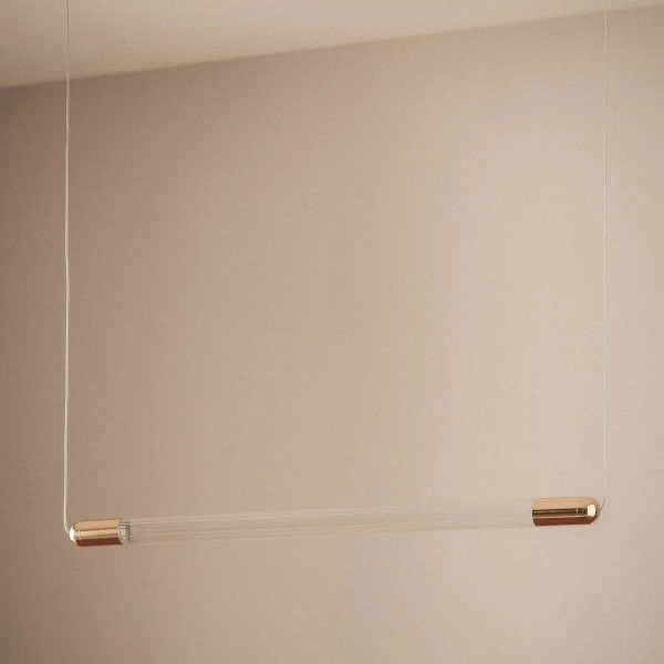 Lampa wisząca szklana Jacob ABR-LWLJ-3W-3000K LED 2,5W 3000K złota biała