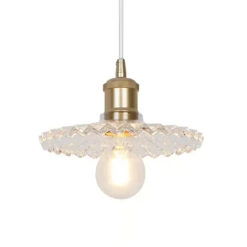 Wisząca lampa nad wyspę TORINA 2213173000 szklana przezroczysta