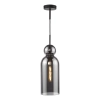 Loftowa wisząca lampa Tao TAO0110 do salonu czarny przydymiona