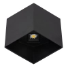 Elewacyjna naścienna lampa Cube 18182 LED 3000K kostka IP54 czarny