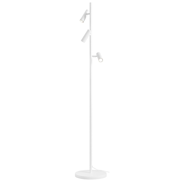 Lampa stojąca podłogowa Trevo 1104A Aldex 3-punktowa tuby białe