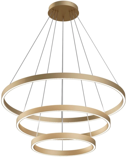 Ledowa lampa wisząca Rim MOD058PL-L100BS4K 115W 4000K ringi mosiądz