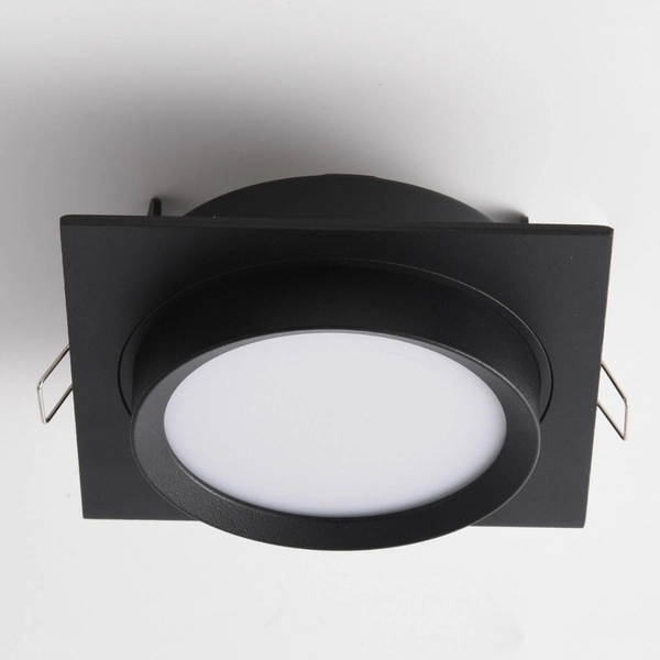 Oprawa wpuszczana sufitowa Hoop DL086-GX53-SQ-B czarna