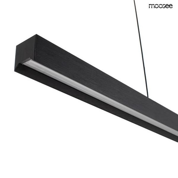 Wisząca lampa liniowa Liner MSE1501100312 Moosee LED 32W regulacja barwy czarna