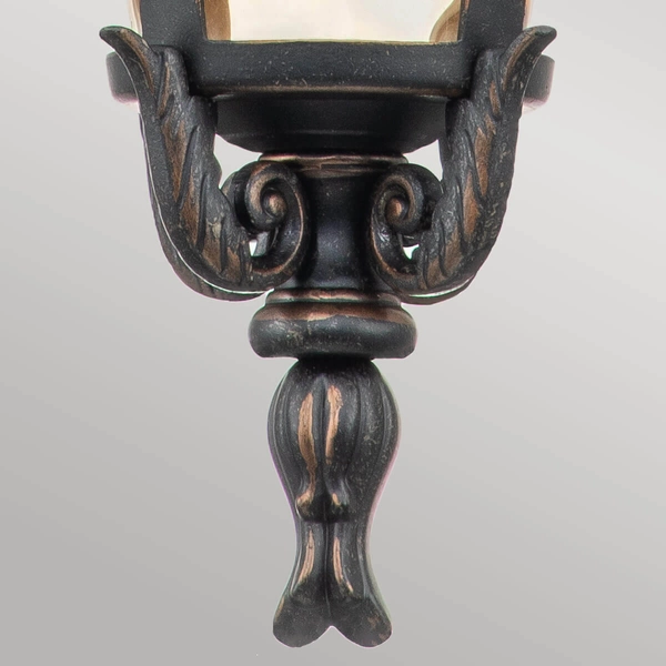 Latarenka wisząca zewnętrzna Baltimore BT8-M Elstead metalowa IP44 brązowa