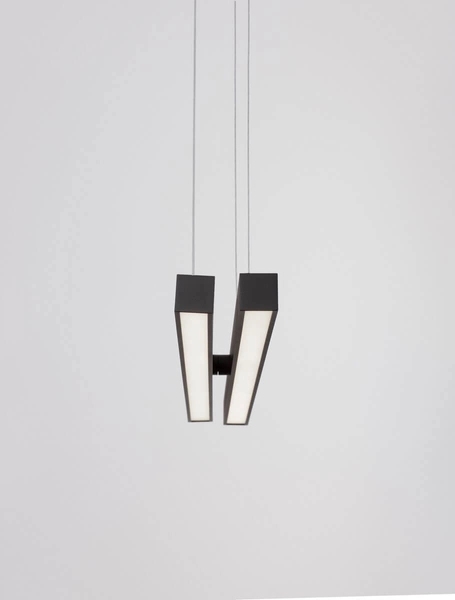 Lampa wisząca PUEBLA LE42799 Luces Exclusivas nad wyspę LED 40W 3000K czarna