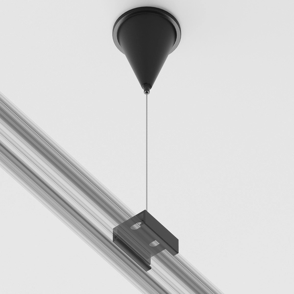 Zawiesie do trójobwodowego systemu szynowegoTrinity TRA005WS-31B Maytoni czarne