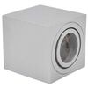 Sufitowa LAMPA downlight SLP6316 MDECO prostokątna OPRAWA metalowy plafon spot regulowany srebrny