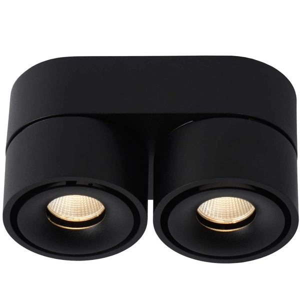 Regulowana LAMPA sufitowa YUMIKO 35911/16/30 Lucide metalowa OPRAWA tuba LED 16W 2700K spot czarny