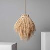 Salonowa lampa wisząca Boho ABR-NLW33-BH-E27 pleciona ratan naturalny