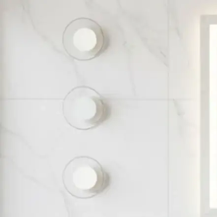 Kinkiet ścienny DONUT ST-5072W złoty dymiony metalowy szklany LED 6W na korytarz