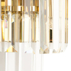 Kryształowy kinkiet MONACO W0288 Maxlight glamour do jadalni złoty