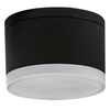 Okrągła lampa sufitowa na taras APULIA AZ4333 LED 8W 3000K IP54 czarny