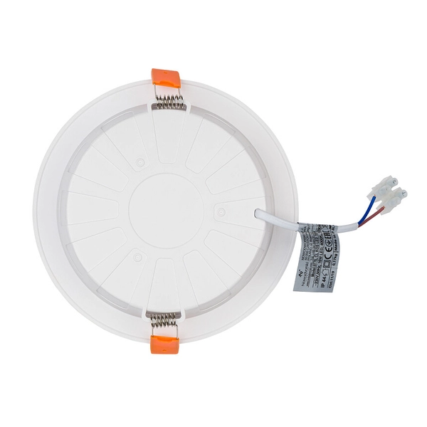 LAMPA sufitowa KOS 8777 Nowodvorski okrągła OPRAWA LED 16W 3000K wpust do łazienki IP44 biały