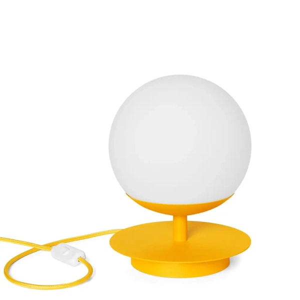 Biurkowa lampa z wtyczką PLAAT ST PLS153P1 kula melonowa