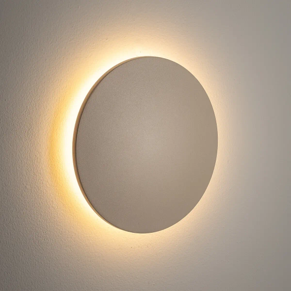 Okrągła lampa ścienna ARIA 11566 LED 9W 3000K IP54 piaskowy