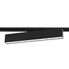 Metalowa oprawa sufitowa MOON LP-559/3 R-1F BK Light Prestige LED 12W 3000K do 1-fazowego systemu szynowego czarna