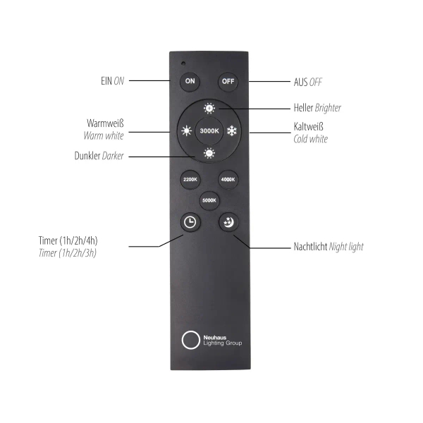 Opuszczana lampa wisząca PURE INFINITY brązowa 2220-97 1xLED 10W 2200-5000K na pilot