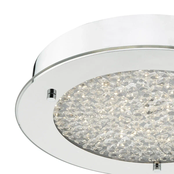 Łazienkowa lampa sufitowa Peta PET5250 LED 20W 3000K oczko IP44 chrom