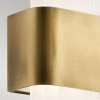 Ledowy kinkiet ścienny Serene KL-SERENE-LED-W-NBR LED 16W 3000K złoty