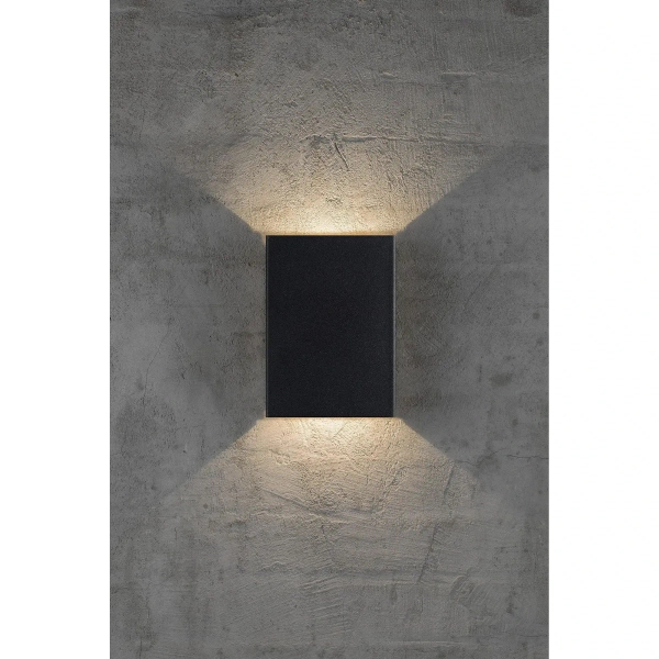Elewacyjna lampa ścienna Fold 2019051003 LED 6,4W 3000K IP54 czarny