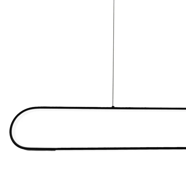 Lampa wisząca nad stół FRAME ML1046 LED 42W 4000K do jadalni czarna