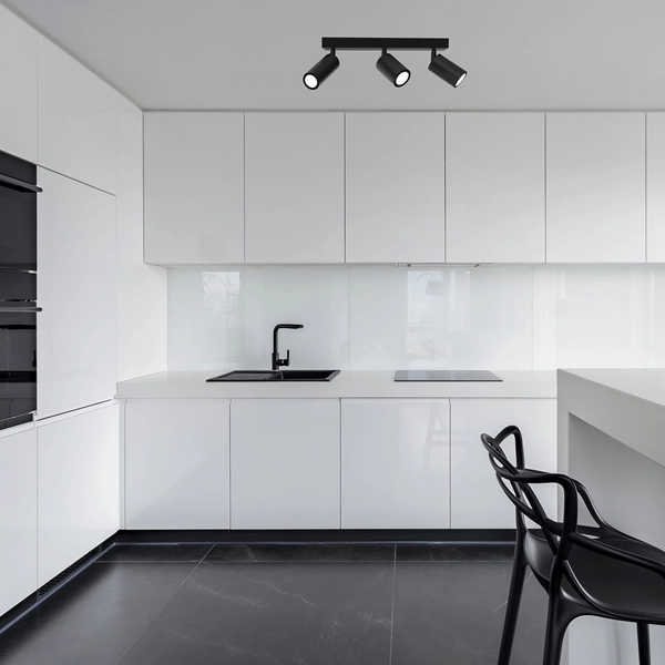 Sufitowa lampa Hudson MLP8796 do kuchni nowoczesna czarna