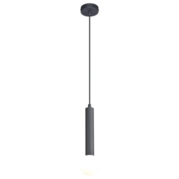 Podłużna lampa wisząca Filano PND-33574-1-BK tuba czarna