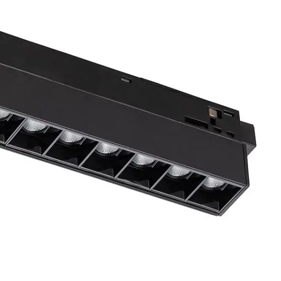 Lampa do szyn magnetycznych 1-fazowych Focus 10644 Nowodvorski LED 9W 4000K czarna