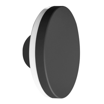 Okrągła lampa elewacyjna Viano LED 12W 4000K nowoczesna czarna