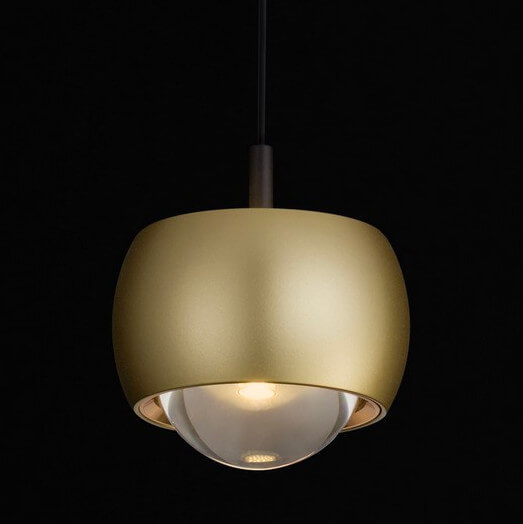 Zwisająca lampa LIMA LE44285 LED 13W 3000K do sypialni bańka złota