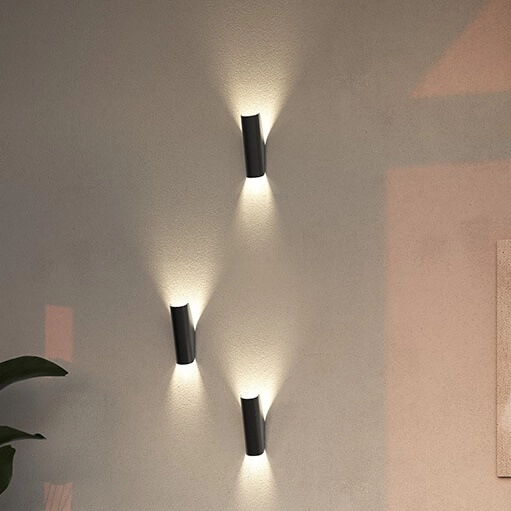 Kinkiet ścienny Notta MOD417WL-01B tuba metalowy czarny