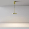 Salonowa lampa wisząca Plato P076PL-L12W3K-BS LED 12W 3000K mosiądz
