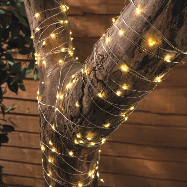 Girlanda solarna Micro EKO0624 LED 0,06W 3000K IP44 15m czarna