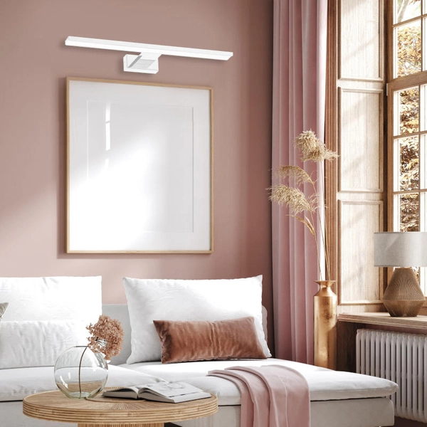 Kinkiet LAMPA ścienna SHINE ML3878 Milagro łazienkowa OPRAWA nad lustro LED 13,8W 4000K galeryjka IP44 biała