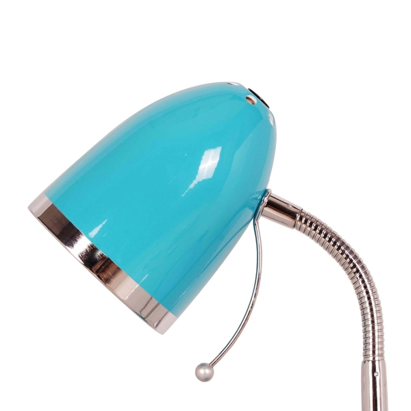 Ruchoma lampa stojąca Kajtek K-MT-200 dla dzieci turkusowa