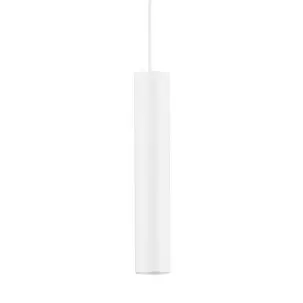 Minimalistyczna lampa wisząca VALLERO LE45636 sopel biały