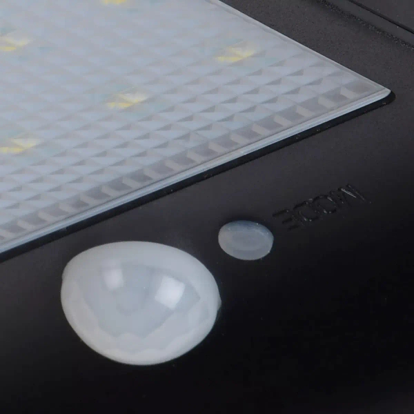 Ścienna lampa solarna BASIC 22862/04/30 IP44 czujnik ruchu czarna