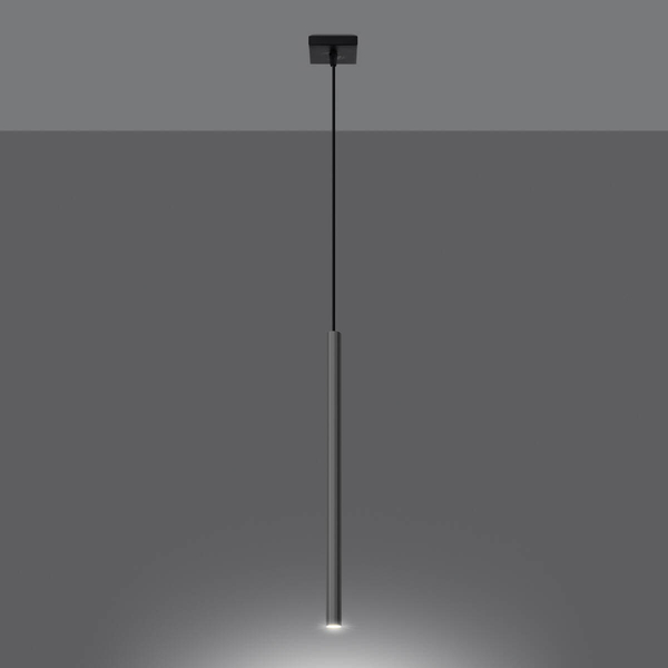 Zwisająca lampa Pastelo SL.1199 tubka rurka chrom