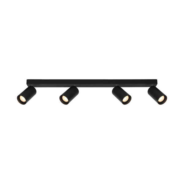 Sufitowy plafon Nesto SPL-23436-4-BK Italux do łazienki punktowy czarny